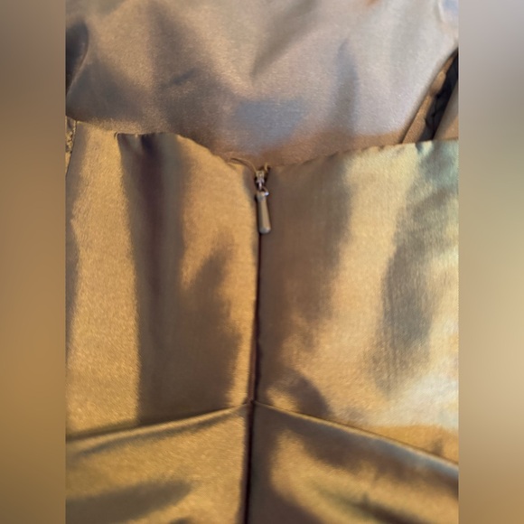 Jessica McClintock for Gunne Sax y2k collection green strapless party dress sz 3 - Picture 10 of 10